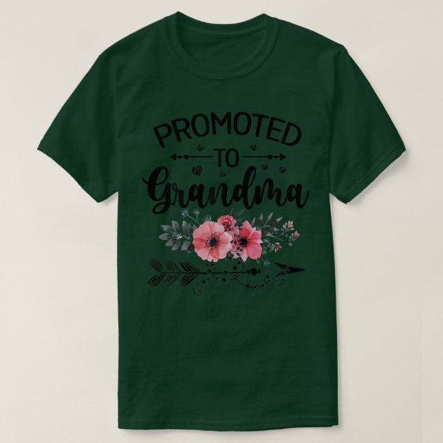 Frauen befördert zur Oma 2022 Neues Oma T-Shirt (Design vorne)