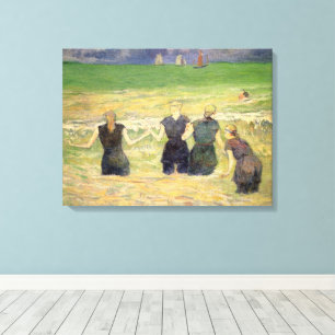 Frauen beim Baden Dieppe von Paul Gauguin Leinwanddruck