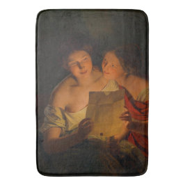 Frauen beim Lesen eines Liebe-Briefes (von Waldmül Badematte