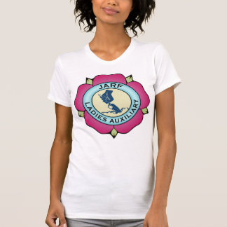 Frauen Bella+Leinwand großes JLA Logo T-Shirt