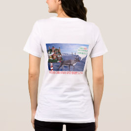 Frauen bella tee. Frohe Weihnachten und Hübsche Tri-Blend Shirt