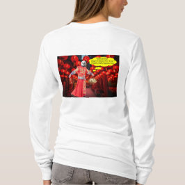 Frauen bella tee. Happy Chinese New Year. Panda/ T-Shirt