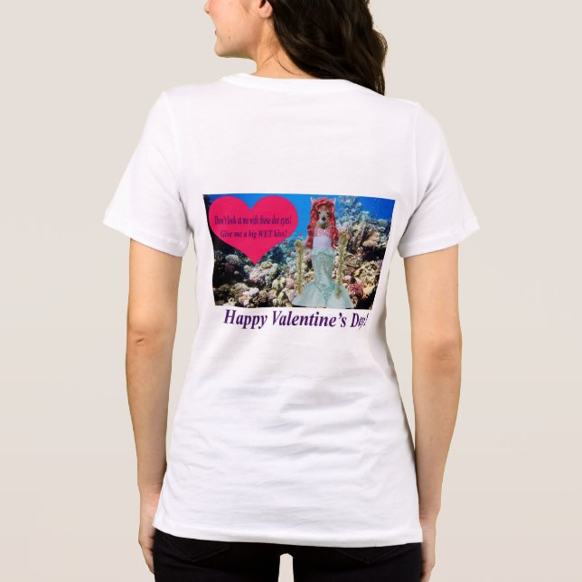 Frauen bella tee. Herzlichen Glückwunsch Valentins Tri-Blend Shirt (Rückseite)