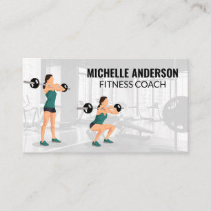 Frauen besetzen GYM Hintergrund Terminkarte