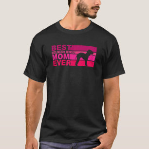Frauen Best Bedlington-Terrier-Mama je T-Shirt