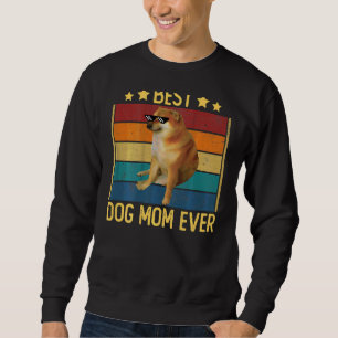 Frauen Beste Hunde Mama je Zitat Hunde Mama Cool C Sweatshirt