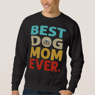 Frauen Beste Mama Hund je Shih Tzu Mutter S Day Sweatshirt