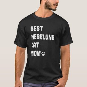 Frauen Beste Nebelung Cat Mama Cat T-Shirt
