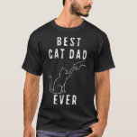 Frauen Bester Vater der Katze je Paw Fist Bump Meo T-Shirt<br><div class="desc">Frauen Beste Katze Vater je Paw Fist Bump Meow Cat Fathers Day V-Neck T - Shirt</div>