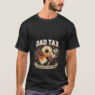 Frauen besteuern Vater, um sicherzustellen, dass e T-Shirt