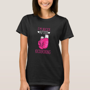 Frauen bin ich netter nach Kickboxen Ich liebe Ki T-Shirt