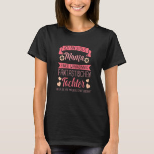 Frauen Bin stolze Mama Mutter, die Eltern T-Shirt