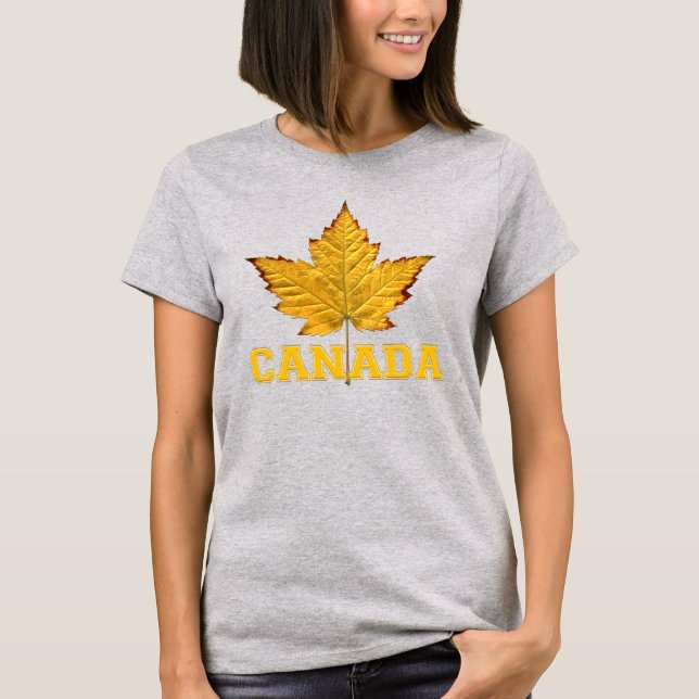 Frauen Bio Kanada T - Shirt Souvenir Shirt (Vorderseite)