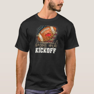 Frauen bis zum Kickoff American Football Flag klug T-Shirt