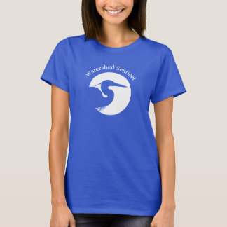Frauen Blaues T-Shirt