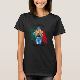 Frauen Blonde Mexikanische Chingona Leichtes Haar T-Shirt