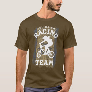 Frauen BMX Bike Israel Flaggen Radrennen T-Shirt