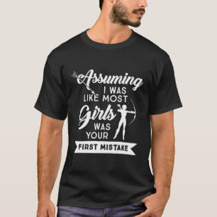 Frauen Bogenjagd nicht wie die meisten Mädchen T-Shirt