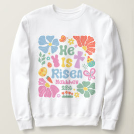 Frauen Boho Christlich Ostern Sweatshirt