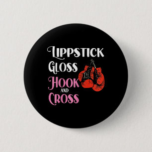 Frauen Boxen Mma Kickboxen Lippenstift Gloss Hock Button