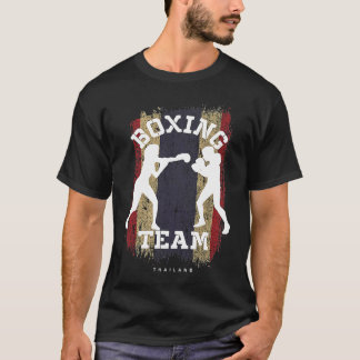 Frauen Boxen Thailand Kampf Sportkämpfer Boxin T-Shirt