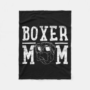 Frauen Boxer Hundemutter Geschenk Fleecedecke
