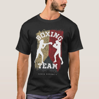 Frauen Boxing Tschechische Republik bekämpfen Spor T-Shirt