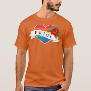 Frauen Braut LGBT Lesben Homosexuelle Ehe  T-Shirt