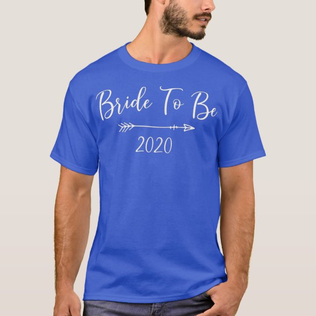 Frauen Bride To Be 2020 Tshirt (Vorderseite)