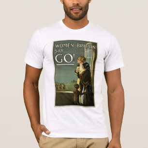 Frauen Britanniens sagen GO! T-Shirt
