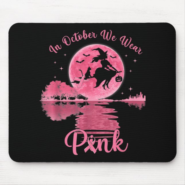Frauen Brustkrebs-Bewusstsein, im Oktober tragen w Mousepad (Vorne)