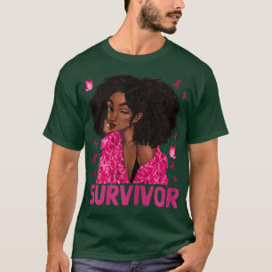 Frauen Brustkrebserkrankung Rosie Riveter Pink A T-Shirt