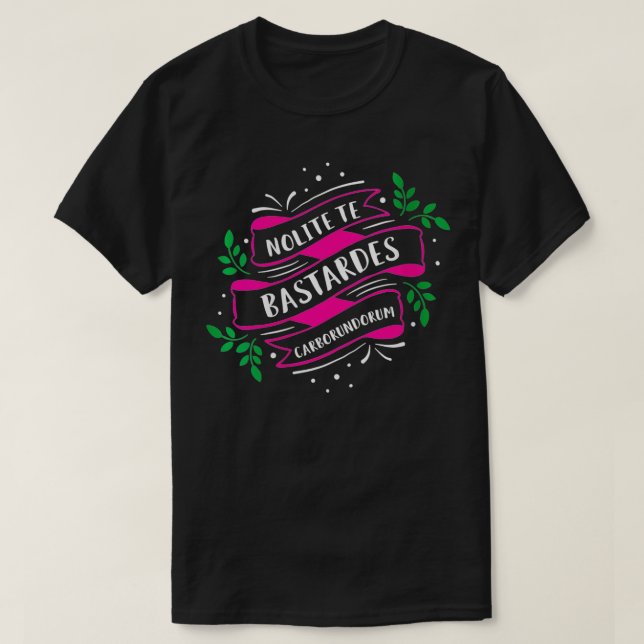 Frauen buchen Lover Feminist Zitat Nolite Te Basta T-Shirt (Design vorne)