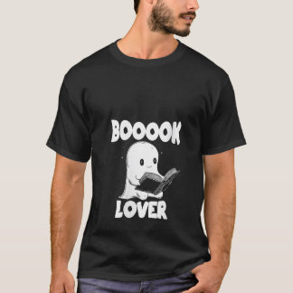 Frauen buchen Niedliches Ghost Bookworm Buch Lover T-Shirt