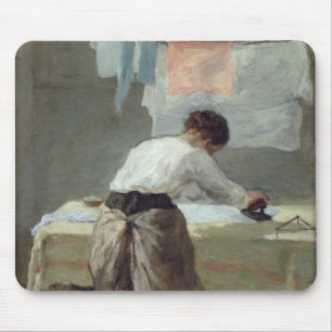 Frauen-Bügeln Mousepad