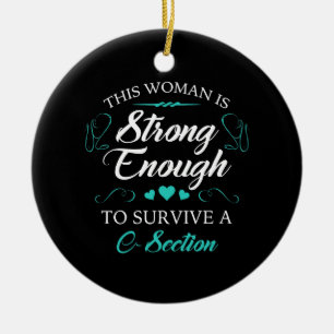 Frauen-C-Sektion Erholung Keramik Ornament