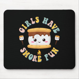 Frauen Camping Kawaii Smores Mädchen Haben Smore K Mousepad