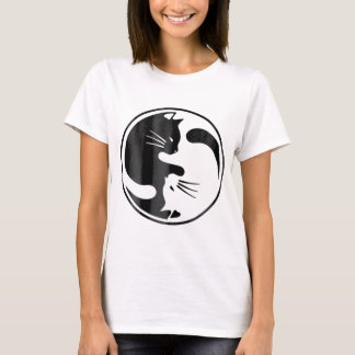 Frauen Cat YinYang Shirt Cat Shirt Cat