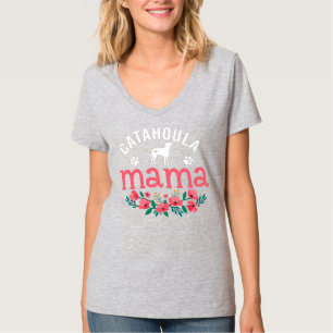 Frauen Catahoula Dog Geschenke für Mama Niedlicher T-Shirt
