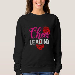 Frauen Cheer Grafik Cheerleading Cheerleaderin Tur Sweatshirt