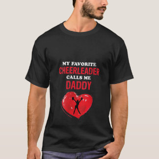Frauen Cheerleader nennt mich Daddy Cheer Fathers  T-Shirt