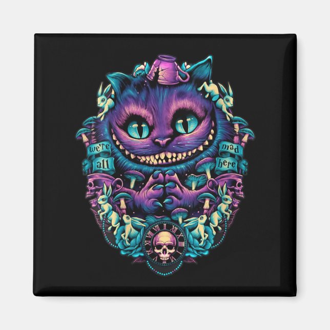 Frauen Cheshire Ca Magnet (Vorne)