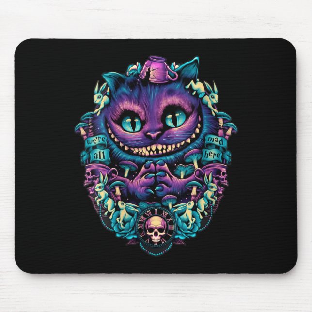 Frauen Cheshire Ca Mousepad (Vorne)
