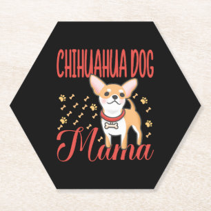 Frauen Chihuahua Hundemama Untersetzer