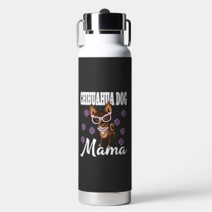 Frauen Chihuahua Hundemutter Trinkflasche