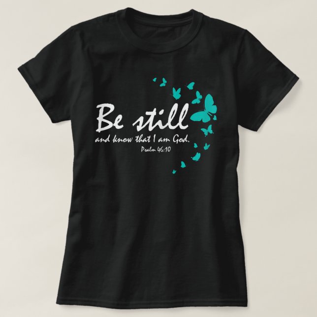 Frauen Christlicher Bibelverse gibt religiöse Gest T-Shirt (Design vorne)