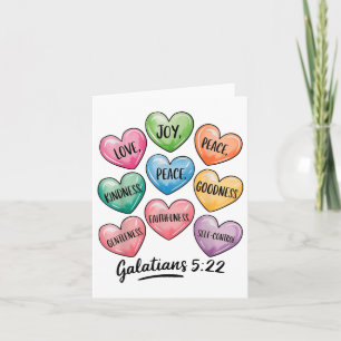 Frauen christliches Valentins Galater Gespräch H Karte