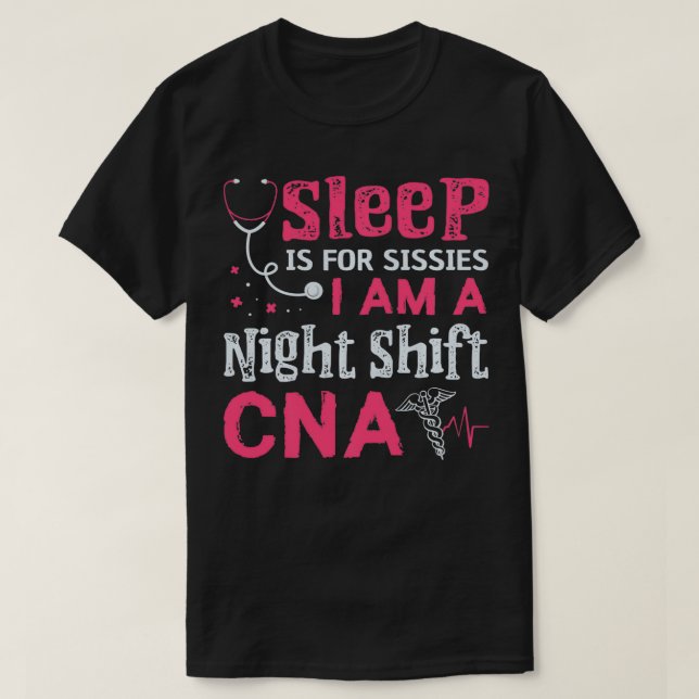 Frauen CNA Funny Certified Nursing Assistant Medic T-Shirt (Design vorne)