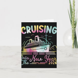 Frauen Cruising ins neue Jahr 2026 Countdown-Party Karte