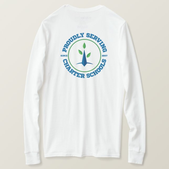 Frauen, CSP-Logo + Compass auf der Rückseite T-Shirt (Design Rückseite)